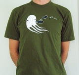 Octopus T-shirt (Olive Green) by Susie Ghahremani / boygirlparty.com