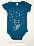 Owl Onesie - Baby Bodysuit (Galaxy) by Susie Ghahremani / boygirlparty.com
