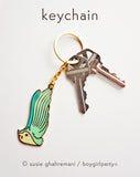 Flying Owl Keychain — Kawaii Car Keychain Housewarming Gift