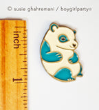 Panda enamel pin - panda bear pin - panda pin - lapel pin by boygirlparty