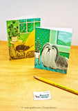 Cat and Dog Notecard Set – Blank Cards with envelopes – Cute Pet Greeting Cards