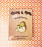 Collins & Coupe Pin Set by boygirlparty -- Set of Three (3) Enamel Pins