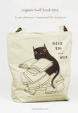 Read 'em and Weep Book Tote by Susie Ghahremani of boygirlparty / http://shop.boygirlparty.com