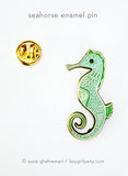 Seahorse Lapel Pin by Susie Ghahremani / boygirlparty® from http://shop.boygirlparty.com