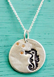 Silver Seahorse Necklace by Susie Ghahremani / boygirlparty.com