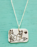 Silver Fox  / Heart Necklace by Susie Ghahremani / boygirlparty.com