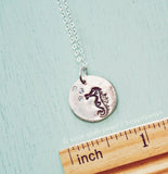 Tiny Seahorse Necklace – Miniature Seahorse Necklace