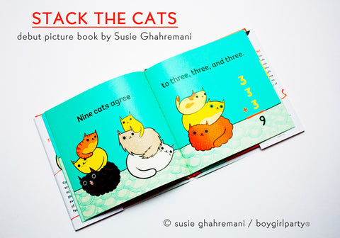 Stack the Cats by Susie Ghahremani, a cat counting picture book! – the ...
