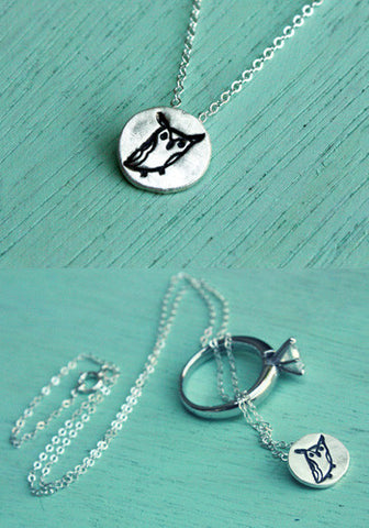 Miniature Owl Necklace by Susie Ghahremani / boygirlparty.com